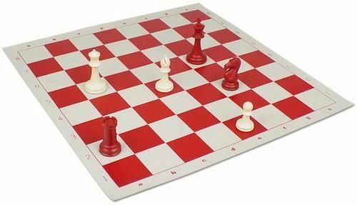 3 x NEW - red & white Tournament Chess Set