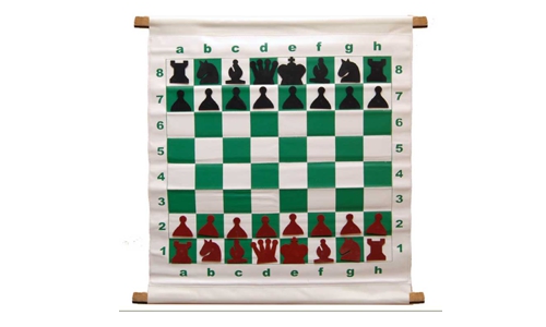 Slotted Demo Board - 65cm (Red & Black pieces)